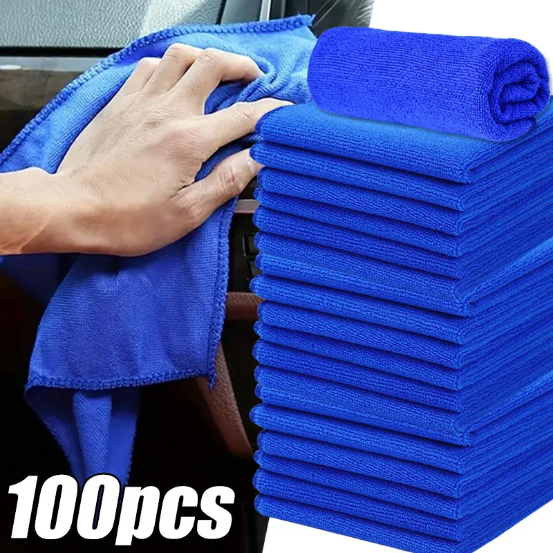 

Microfiber Cleaning Cloths Lint Free Microfiber Cleaning Towel Cloths Reusable Cleaning Towels Super Absorbent for Car Window
