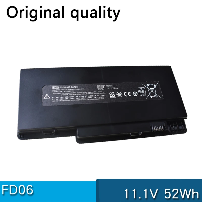 Новый аккумулятор для ноутбука FD06 11,1 В 5200 мАч для HP Pavilion dm3 1000 Series 538692-351 541 HSTNN-DB0L DBCL E02C E03C OB0L UB0L VG586AA