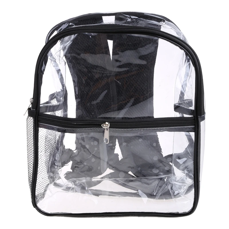 Women Backpack Transparent PVC Bag Female Fashion Girls College Students Bookbag