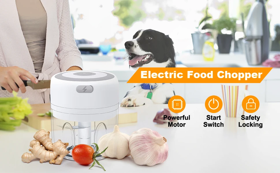 Mini Electric Garlic Chopper 