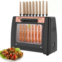 Electric Barbecue Machine 220V Electric BBQ Grill Smokeless Automatic Rotation Home Party Kebab Meat Skewer Grilling Machine 1