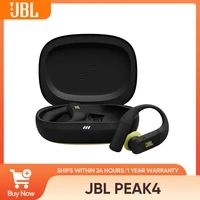 JBL Endurance Peak 4 Noise Cancelling Sport Earbuds, IP68 Waterproof, 48H Play, Secure TwistLock™, 6-Mic Clear Calls