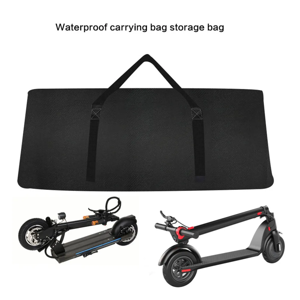 

Сумка для переноски скутера с плечевыми ремнями, водонепроницаемая сумка из ткани Оксфорд для хранения, аксессуары для электрического скутера, совместимы с M365