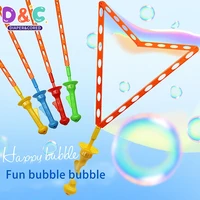 Multi-hole Western Sword Bubble Blower Large Size Handheld Rainbow Children's Toy Baby Safety No Toxic Soap Bubble Toy 1