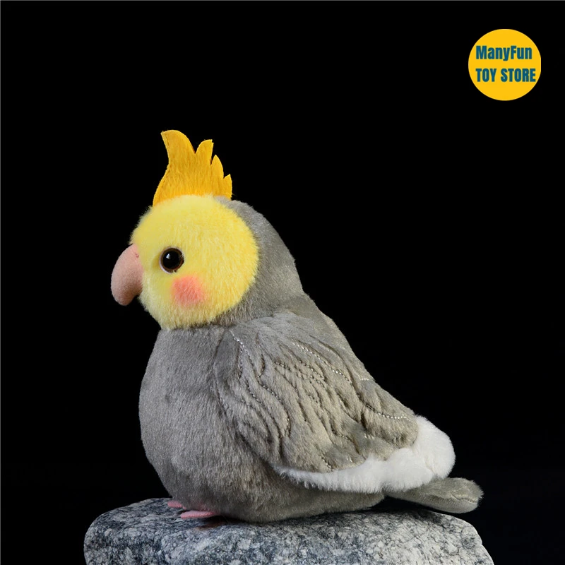 Cockatiel Parrot High Fidelity Chickadee Cute Plushie Sparrow Bird