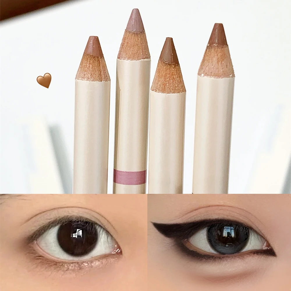 2-in-1 Pink Purple Matte Under Eye Pencil Aegyo Sal Highlighter Lying Silkworm Pen Eye Makeup Easy To Use Eyeshadow Cosmetic_voghion.com