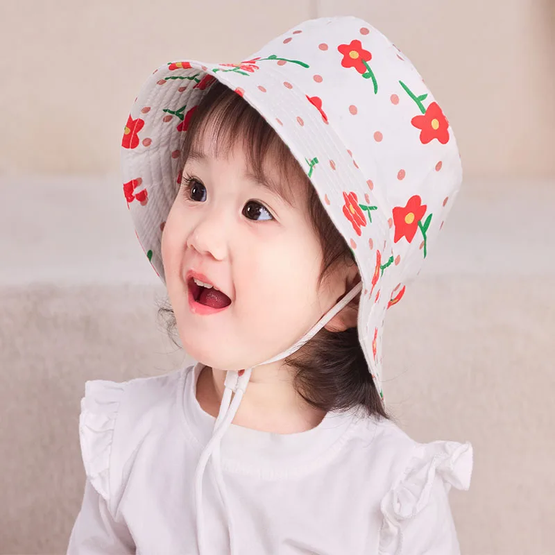 Bucket Hats Sun Hats Children Panama Summer Baby Girls Boys Beach Sun Cap Cartoon Autumn Outdoor Fisherman's Cap