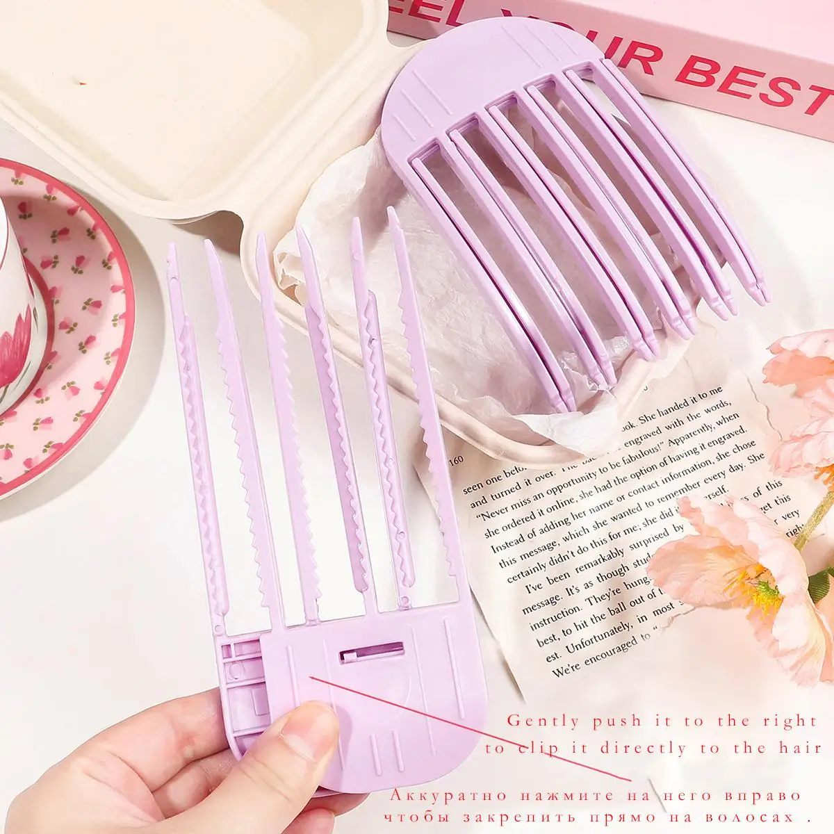 Volumizing Hair Clips for Fluffy Bangs and Roots