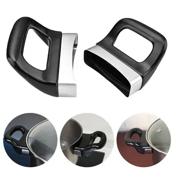 2pcs Black Double Hole with Screws Side Handles Pot Handle Bakelite Grip Cookware Accessories