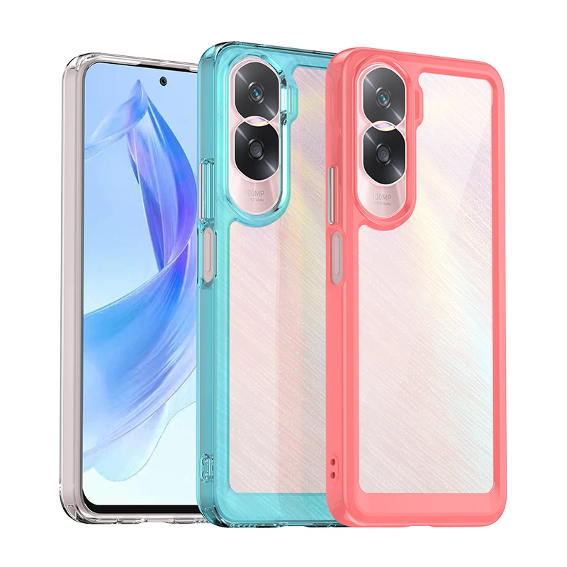 For Honor 90 Lite Case Honor 90 Lite Cover Coque Funda Hard Clear PC  Transparent Protective