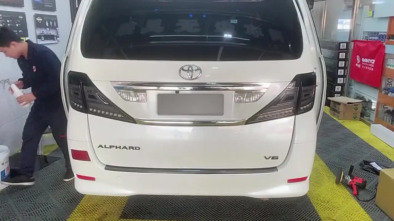 Стайлинг автомобиля для Toyota Elfa 07-14 обновленный задний фонарь в сборе DRL серии 20