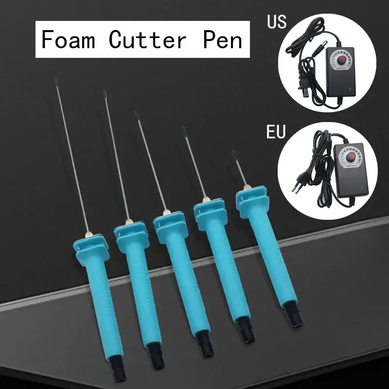 110V-240V Electric Foam Polystyrene Cutting Machine Portable Styrofoam Cutter Adjustable Temperature Foam Cutter Pen DIY Tools