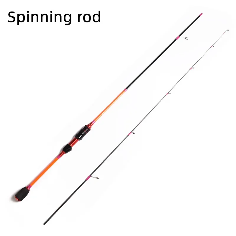 Mavllos Focoso UL Fishing Rod,Carbon Solid Tip Fast,Bait 0.8-6g 1.95M Ultralight Spinning Casting Ro