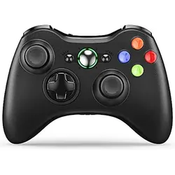 Wireless Gamepad Gaming Controller with 3D Rocker Joystick (Black)