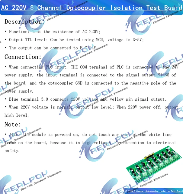 Modulo Isolamento Optoaccoppiatore ALMOCN | 8 Canali PC817 | 3.6-30V | Per Controllo Elettronico - Foto 10