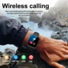 Smart watch with full touch screen, call, message reminder, music control and other functions, compatible with iPhone/android mo 4