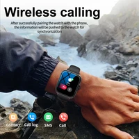 Smart watch with full touch screen, call, message reminder, music control and other functions, compatible with iPhone/android mo 4