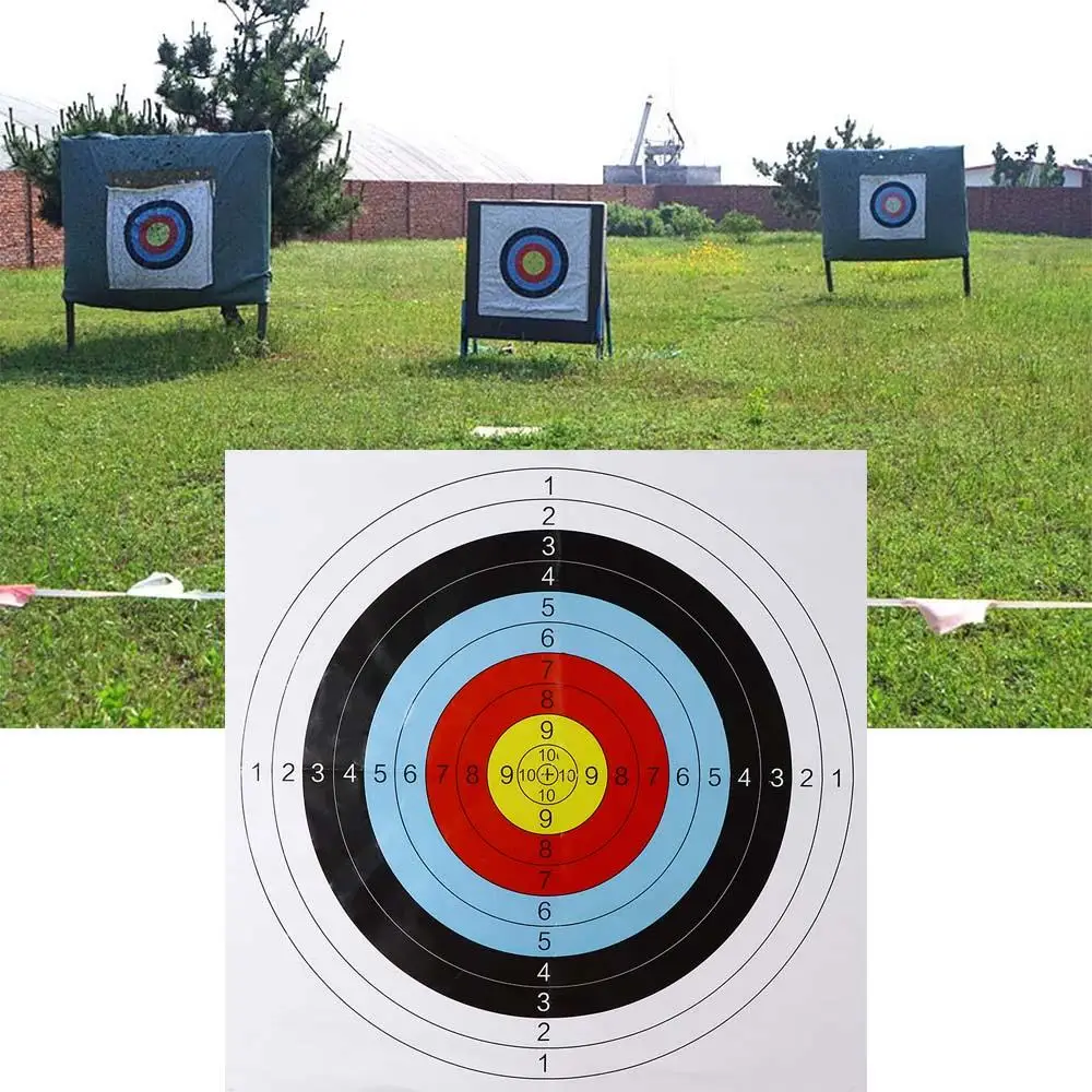 

Training 60*60cm Exercise for Hunting Practice Amusement Arrow Targets Paper Archery Paper Face