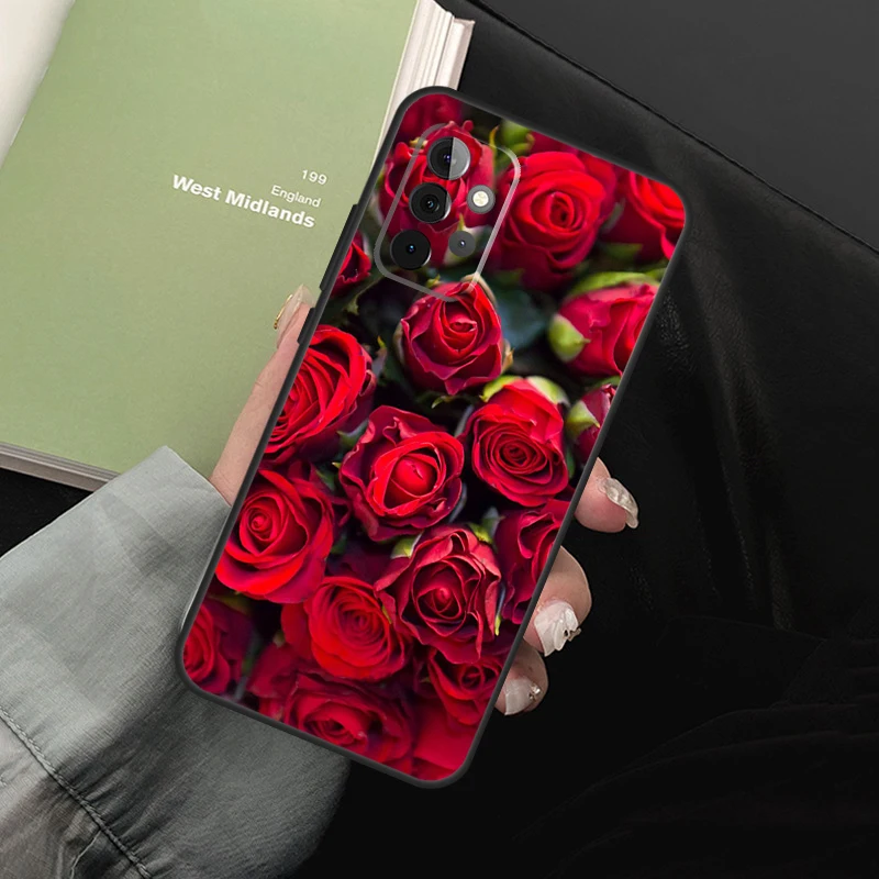 Elegant Red Rose Phone Case Cover
