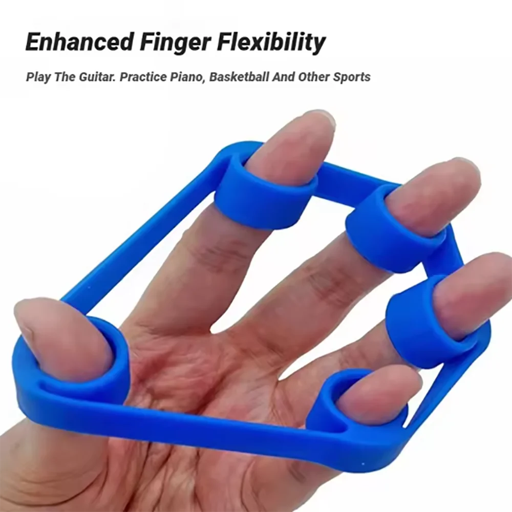 Silicone Five-Finger Training Hand Expanders Exerciser Wrist Stretcher Finger Gripper Expander Strength Rehabilitation Tensioner