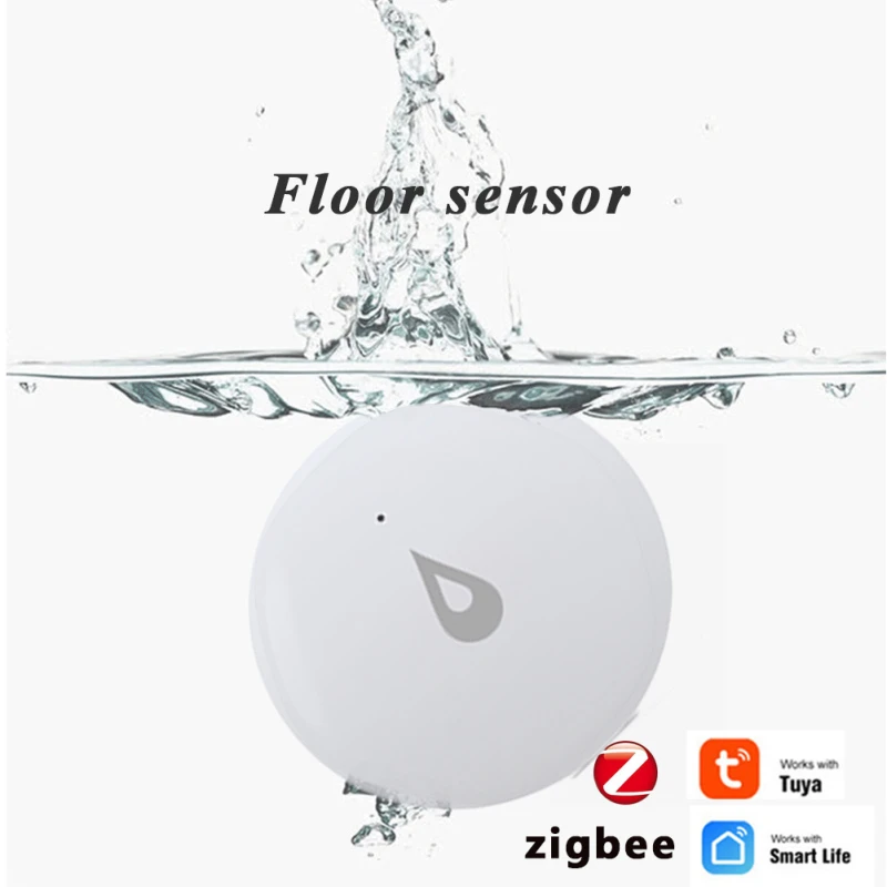 emergency lights car 2022 Tuya Zigbee Water Leakage Sensor Independent Water Leak Alarm Overflow Detector Water Sensor Support Smart Home App sos panic button