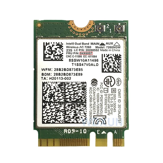 Carte WIFI + Bluetooth Y70-70 AC INTEL7260 AC 04X6007, B40 B50 Y70-80,  N40-30 - AliExpress