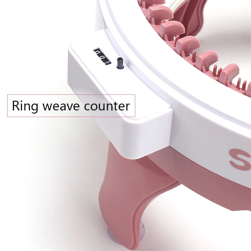 48 Needles Smart Weaving Machine Sweater/Hat/Scarf/Gloves/Socks Knitting Machine Round Double Knit Loom Kit Adults Kids Gif knitting needles,knitting supplies,knitting material,knitting craft supplies,knitting loom,knitting machine