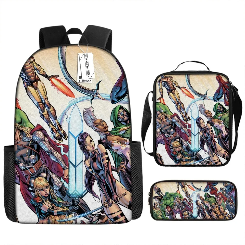 Style 58 + three-piece set (17-inch backpack + shoulder bag + pencil case)