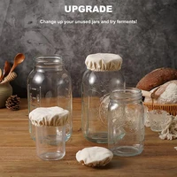 Couvercles de pot de gril élastiques réutilisables, couvercles de gril pour jantes, pots de démarrage de pâte, couvercle de fermentation JxFermentation 5