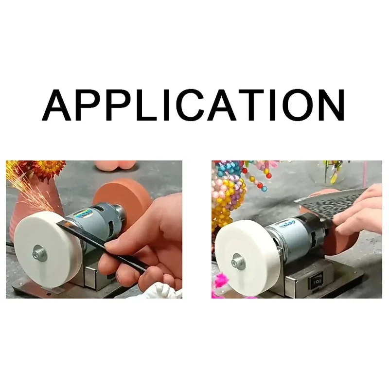 100W Electric Grinding Wheel Machine Artifact Table Grinder Motor Micro Polishing Grinding Stone Household Knife Sharpener 6