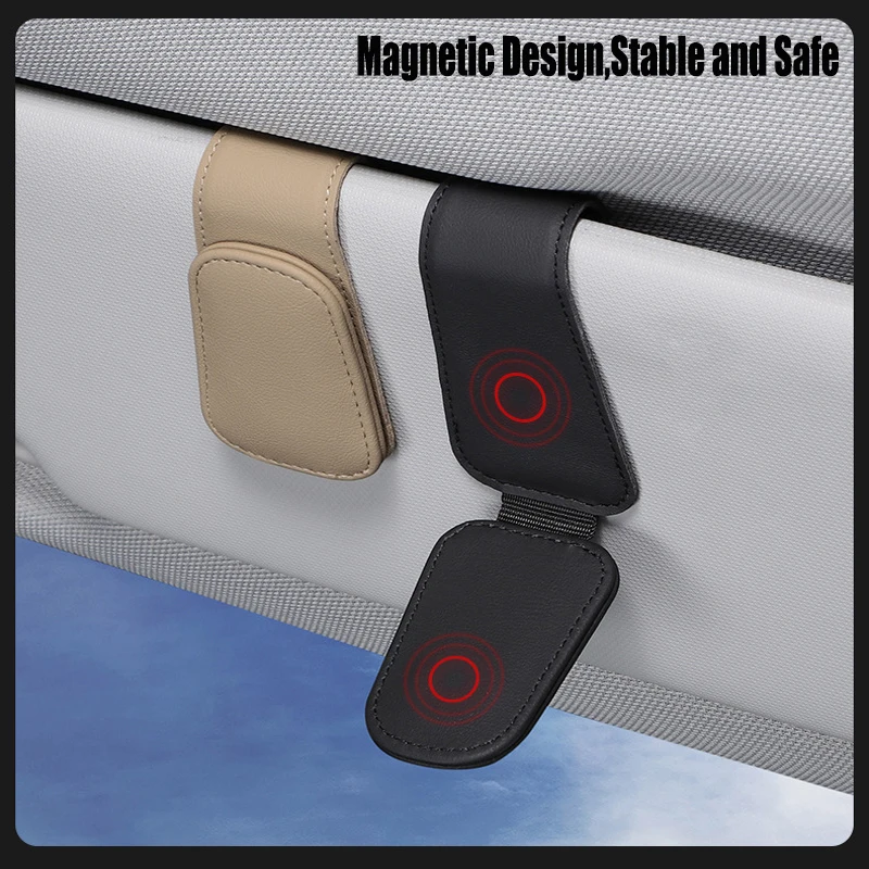 Sunglasses Holder Eyeglass Hanger Clip Car Glasses Holder Universal Sun Visor Clip