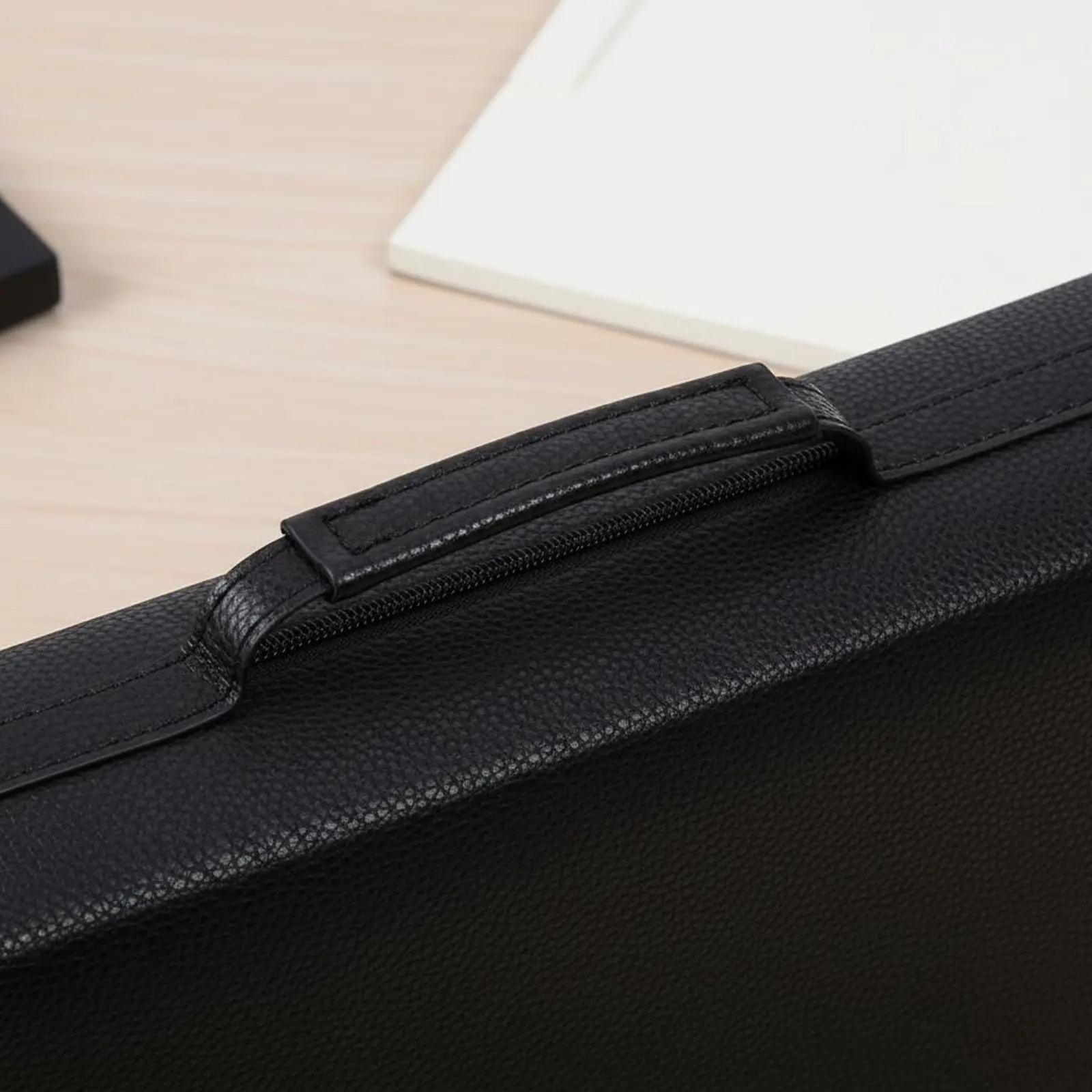 대용량 마커 케이스 오래 지속되는 PU 소재 다층 마커 정리함 지퍼가 달린 컬러 필기구 가방 방수