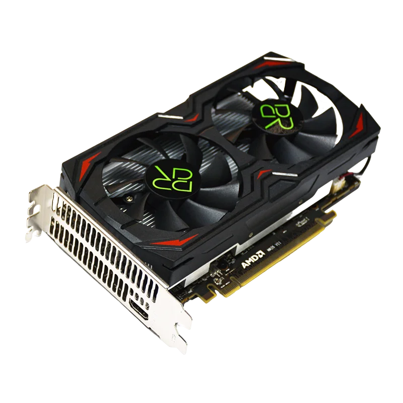Cost effective Signal Port HDMI with Back Plate BR radeon RX 580 8GB gddr5 256bit GPU computer game graphics VGA Video card