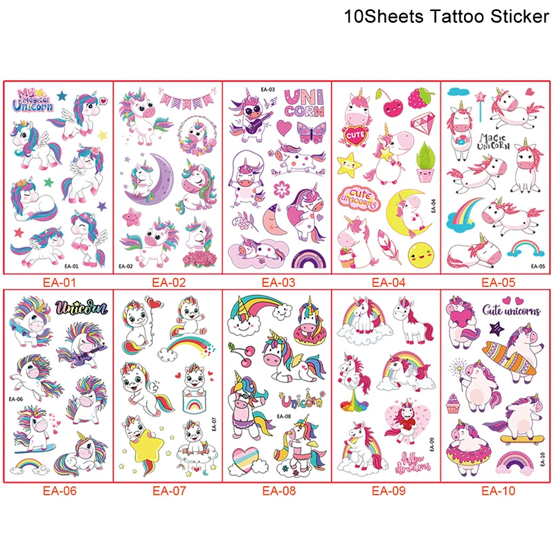 10pcs tattoo sticker