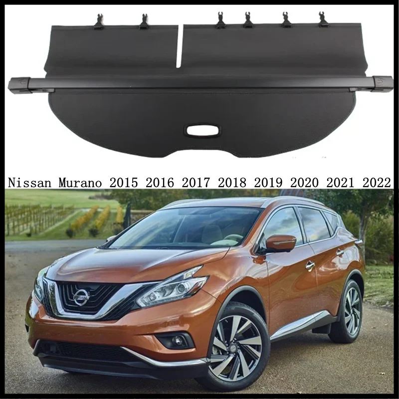 

Задняя крышка для грузовика для Nissan Murano 2015 16 17 18 19 20 21 2022, защитный экран для багажника, затеняющие детали для модификации