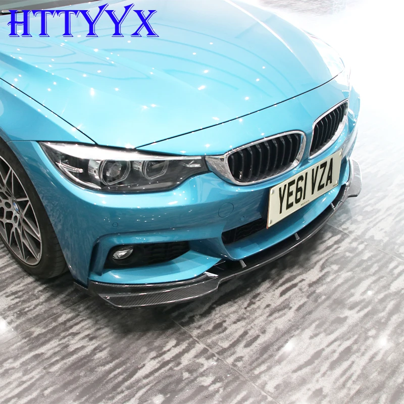 BMW 4 시리즈 F32 F33 F36 430i 430d 440i M-Sport 2014-2019 용 3PCS, 앞 범퍼 립 스포일러 에어 턱 바디 키트 스플리터
