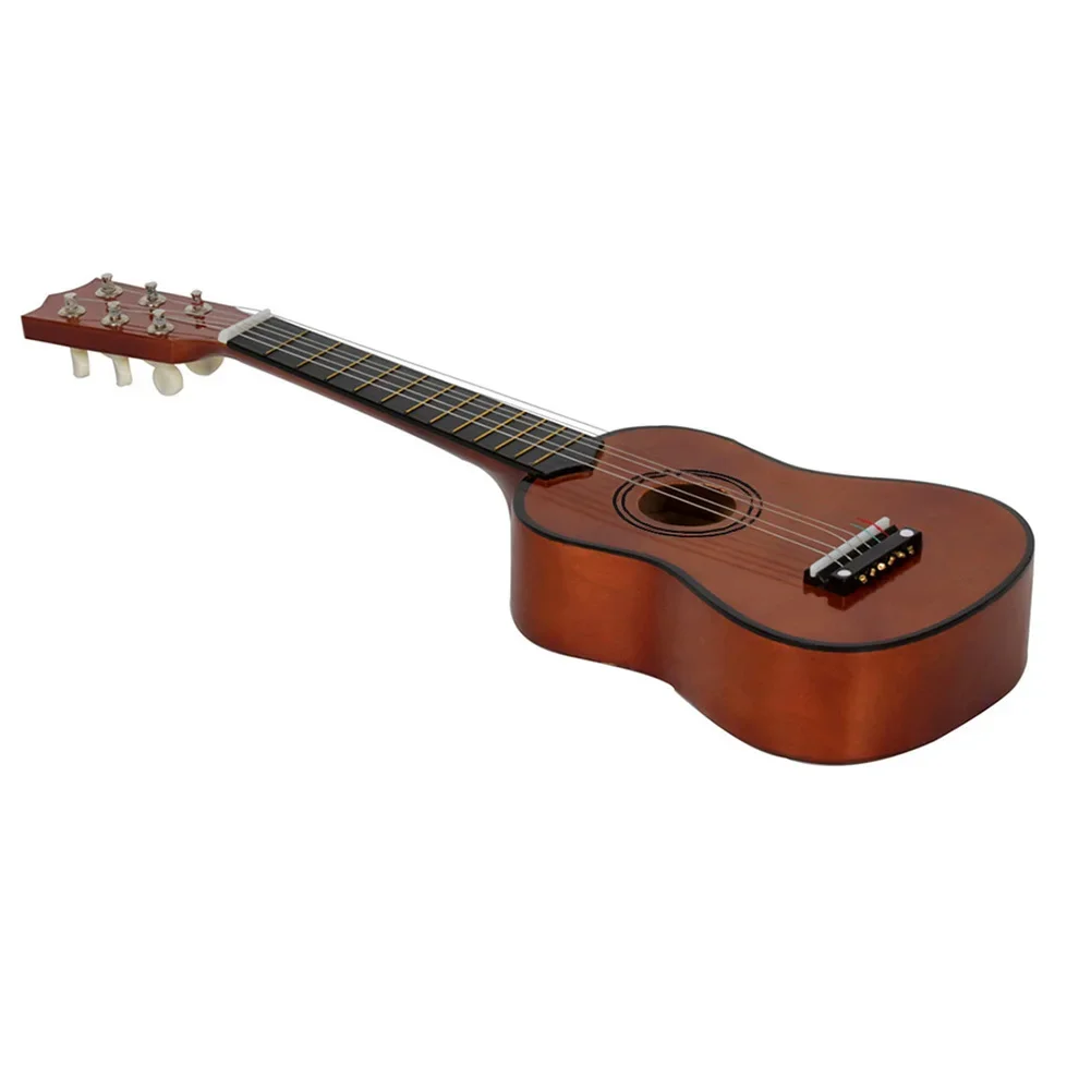 21 Inch 6 Strings Basswood Ukulele Set for Children
