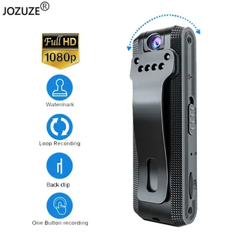 JOZUZE MD30 HD 1080P 미니 카메라, 적외선 야간 투시경, 휴대용 소형 디지털 비디오 녹음기, 경찰 바디캠 미니어처 캠코더