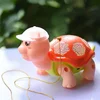 Child Electronic Pets Cartoon Cute Little Turtle Pull-wire Walking Toy With Light Music Small Animal Baby Learning Crawling Toys 6