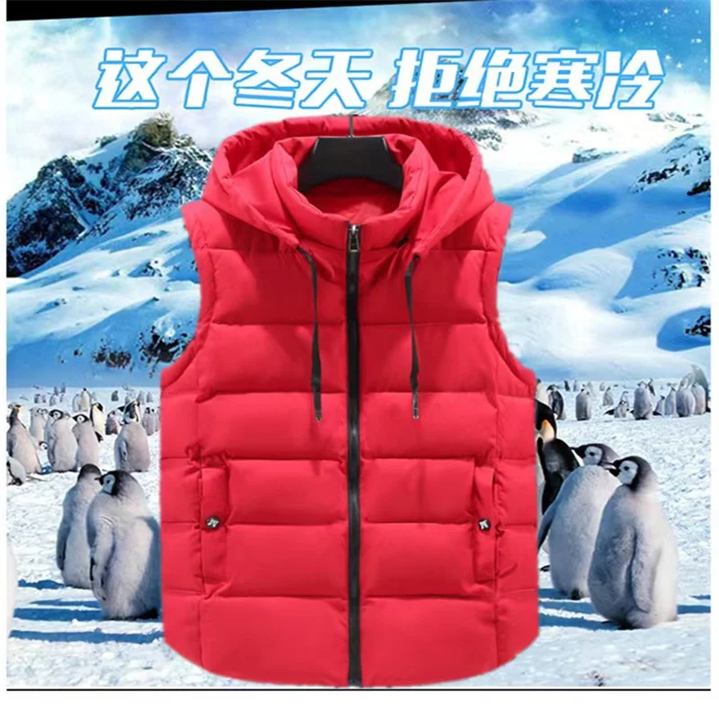 Autumn and Winter 2022 Men's Sleeveless Thickened Thermal Jacket Plus Size High Quality Casual Fashion Vest Men's Clothing