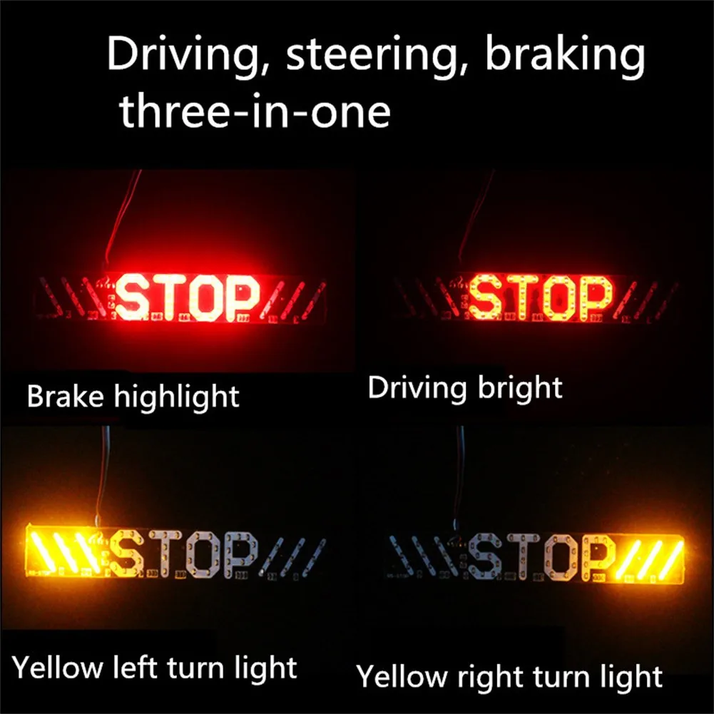 Motorcycle Turn Signals LED Flashing Brake Flashing Light Driving  Stop Signal Tail Light Directional Accessories For Motorcycle