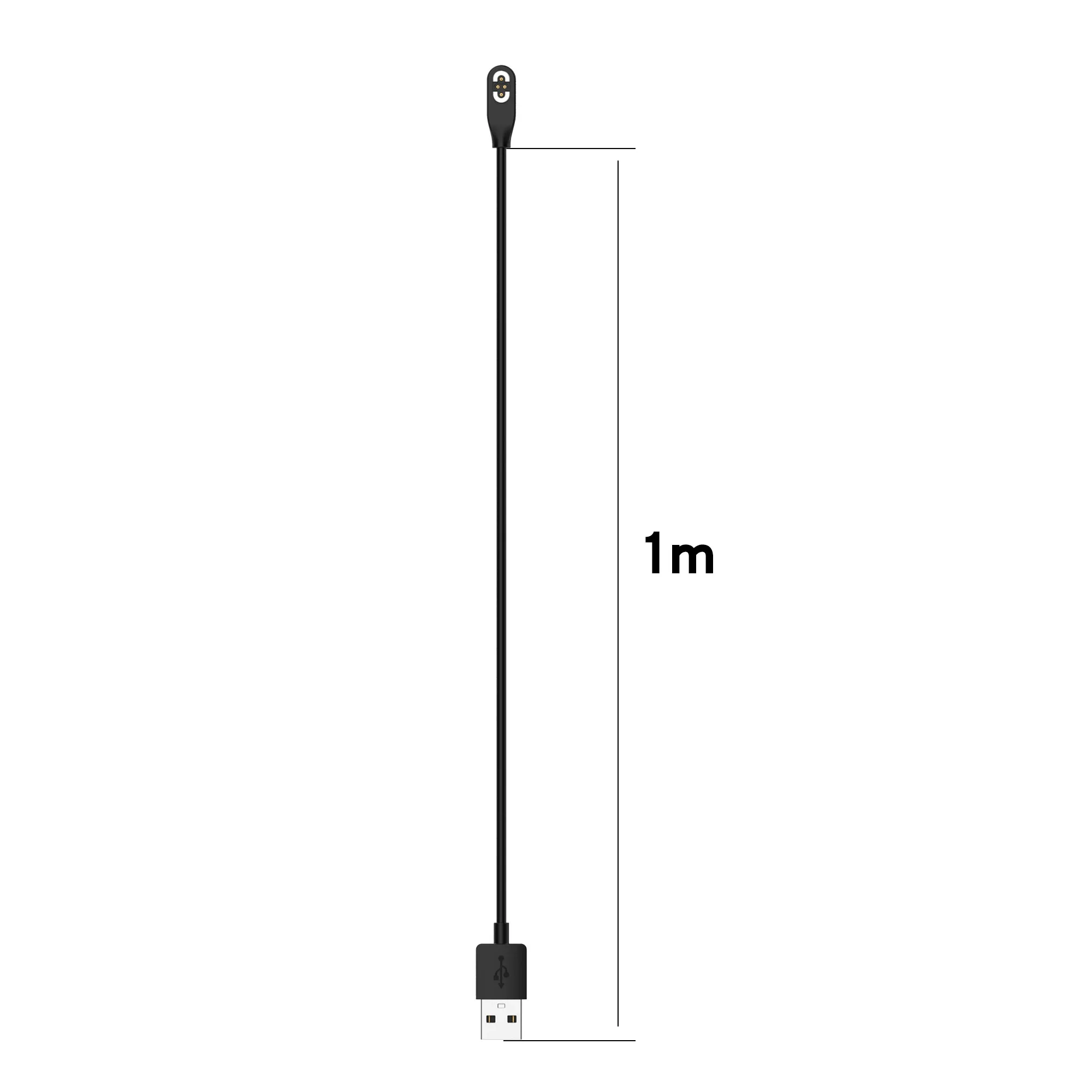 for SHOKZ OpenSwim Pro Headphone Charging Cable 100cm for OpenSwim Pro S710 Black