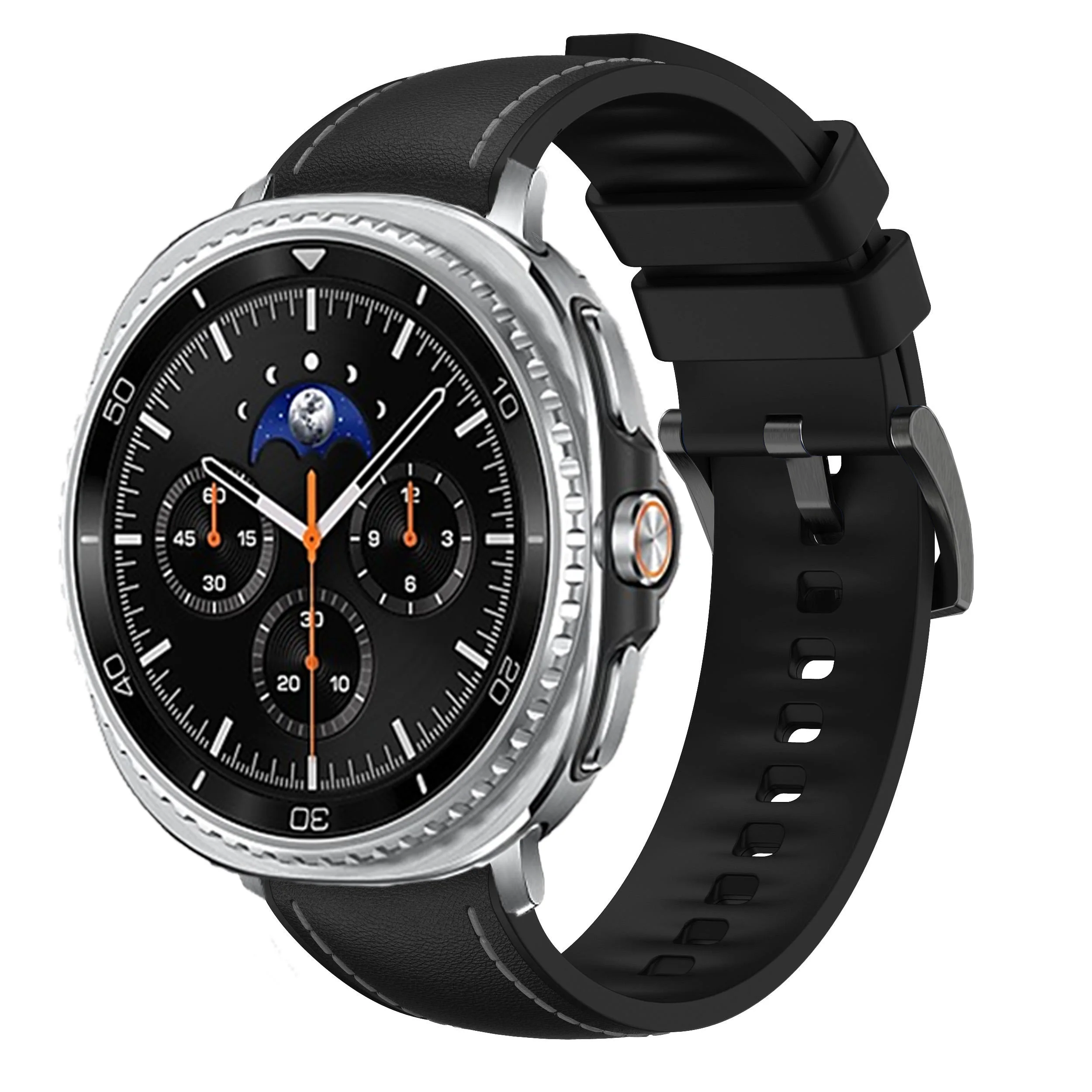 Premium Leather & Silicone Sport Band for Samsung Galaxy Watch - Elegant & Durable Bracelet