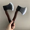1:1 Cosplay Fire Axe Stage Prop Weapon Role Playing Cos Axe PU Weapon Model Kids Toy Puzzle Education 30cm 2