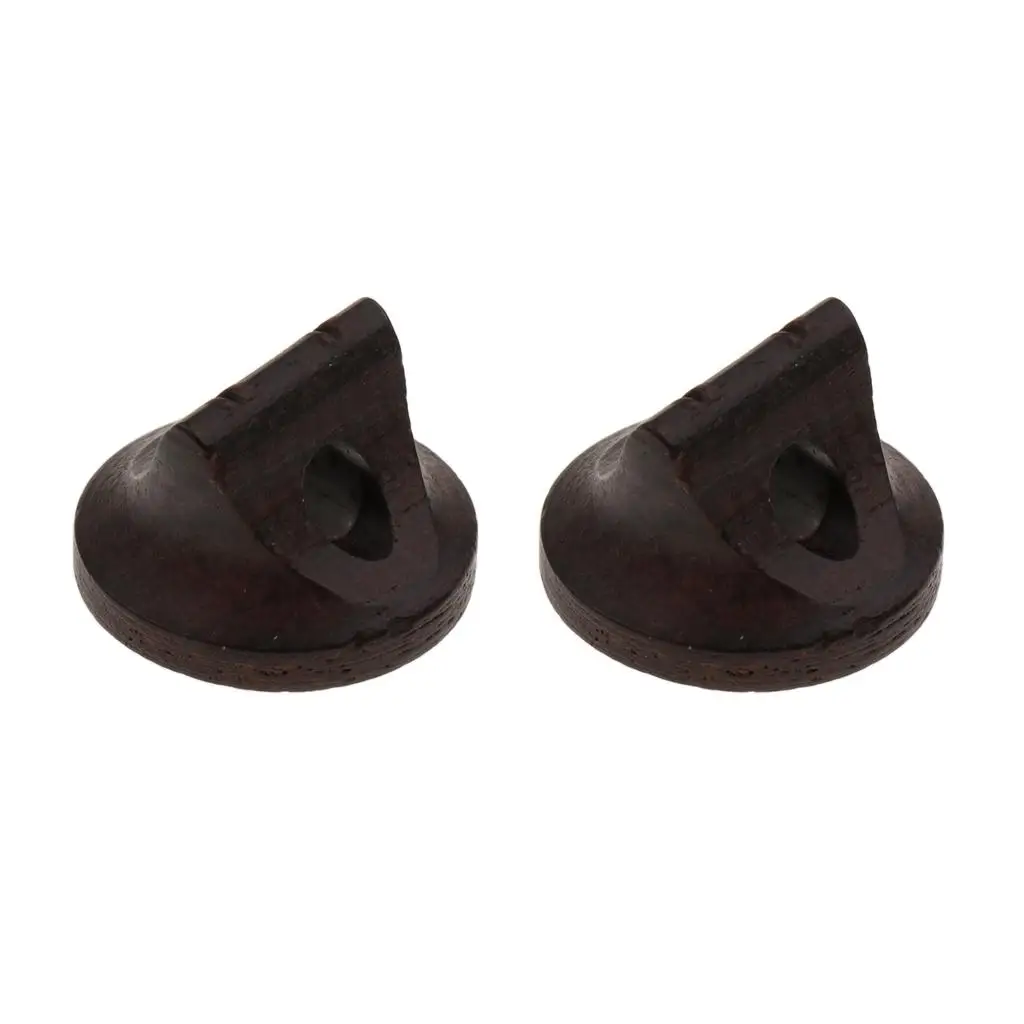2x Professional Erhu Accessories Erhu Bridge Ebony String Instrument