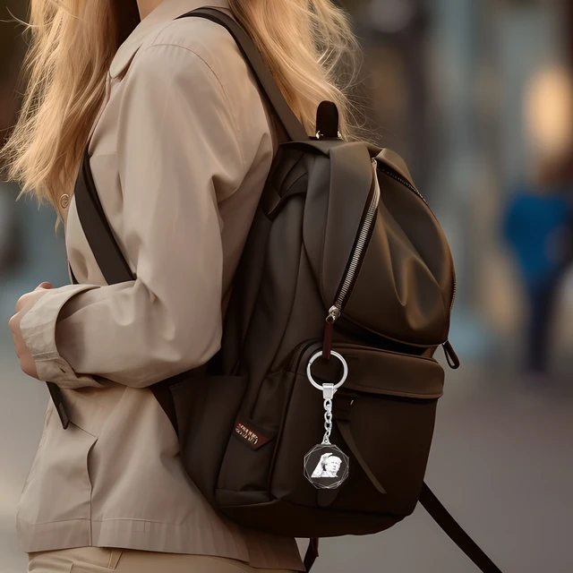 Trump Crystal Keychain in Box Bag Accessory Pendant Car Key Ring Holiday Christmas Gifts For Men Women Jewelry Accessories 5