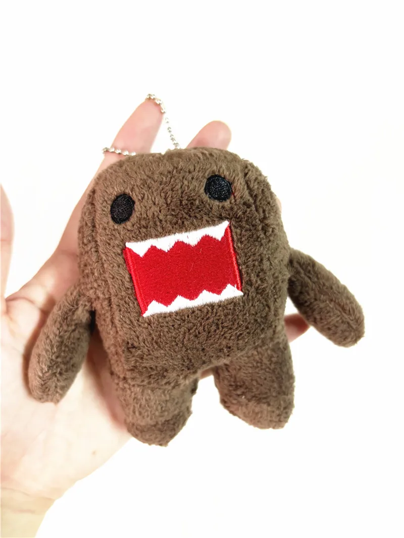 Kawaii Domo Kun Plush Key chains Kids Girls Stuffed Toys Small Pendant 11CM plush toy,plush keychain,key chain