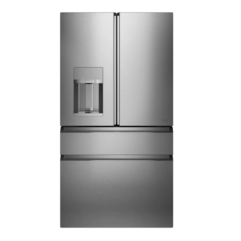 French Door Refrigerator with Water Dispenser Drawer Freezer Wind Cooling Big Size 628L Frost Free Big Home 4 Door Fridge BCD628