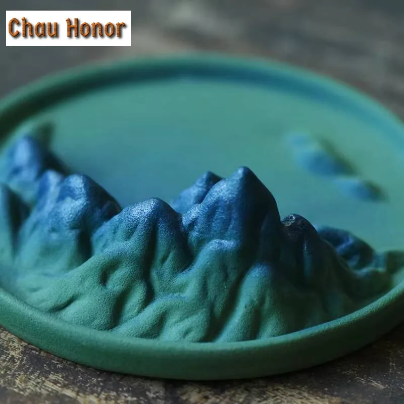 The Vast Land Thread Fragrance Insertion Ceramic Incense Holder Aesthetic Water Fountain Decoration Smell Distributor Ornaments