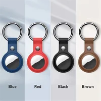 4-Pack Protective Holder for AirTag Case,For Air Tag Case Leather with Keychain, For Air Tag Accessories Portable Case 2